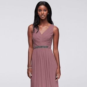 David's Bridal Bridesmaid Dress Quartz W11092